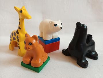 Vintage retro Duplo set 2660 Zoo wilde baby dieren  beschikbaar voor biedingen