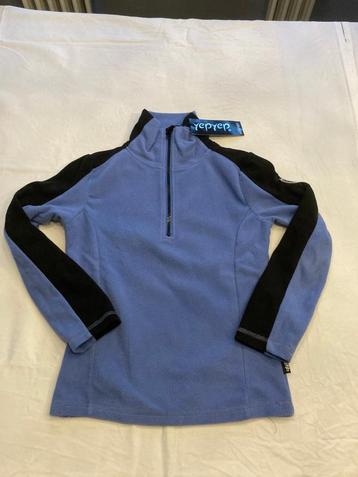 Yep yep fleece paars zwarte trui rits maat 11-12 jaar! beschikbaar voor biedingen