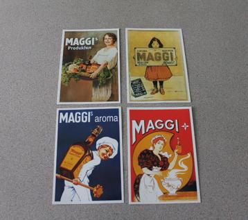 Ansichtkaarten MAGGI reclame: aroma, bouillonblokjes, soep beschikbaar voor biedingen