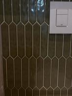 Groene Wandtegels - 2 boxes, 96 tiles, Ophalen, Nieuw, Minder dan 20 cm, Minder dan 5 m²