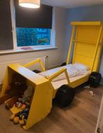 graafmachine bed, Ophalen, 70 tot 85 cm, Zo goed als nieuw, Lattenbodem