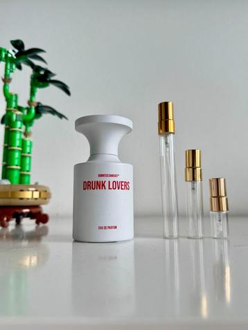 BORNTOSTANDOUT Drunk Lovers tester/sample/decant beschikbaar voor biedingen