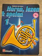 Horen, Lezen & Spelen HOORN (F) Deel 1 (Boek + cd), Muziek en Instrumenten, Bladmuziek, Gebruikt, Overige genres, Les of Cursus