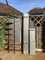 wandsysteem met kapstok + legplanken, Huis en Inrichting, Overige materialen, Gebruikt, 150 tot 200 cm, Ophalen