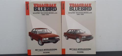 Vraagbaak 2 x Nissan Bluebird 1980-1984 + 1984-1990 Olving !, Auto diversen, Handleidingen en Instructieboekjes, Ophalen of Verzenden