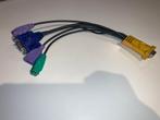 Aten VGA 18-Pins to VGA 15-Pins + 2x USB + 2x PS2 Female KVM, Ophalen of Verzenden