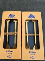 Giftset 2 x, 4 vorkjes NIEUW, Ophalen of Verzenden, Nieuw, Rvs of Chroom, Bestekset