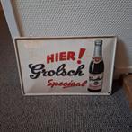 Grolsch bord, Ophalen of Verzenden, Gebruikt, Reclamebord, Plaat of Schild, Grolsch