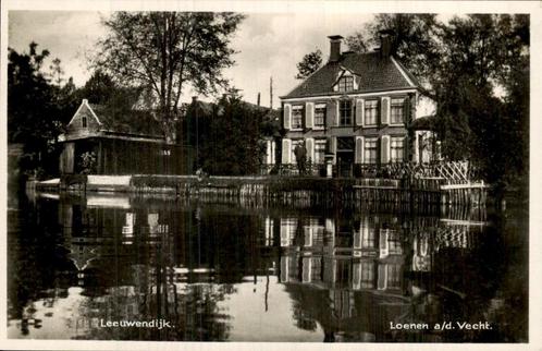 Leeuwendijk bij Loenen aan de Vecht, Verzamelen, Ansichtkaarten | Nederland, Ongelopen, Utrecht, Voor 1920, Ophalen of Verzenden