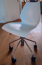 Kartell Maui bureaustoel, lichtblauw, Ophalen, Gebruikt, Wit, Bureaustoel