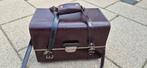 Vintage leren fotocamera tas in nette staat., Ophalen of Verzenden, Gebruikt, Schoudertas, Overige merken