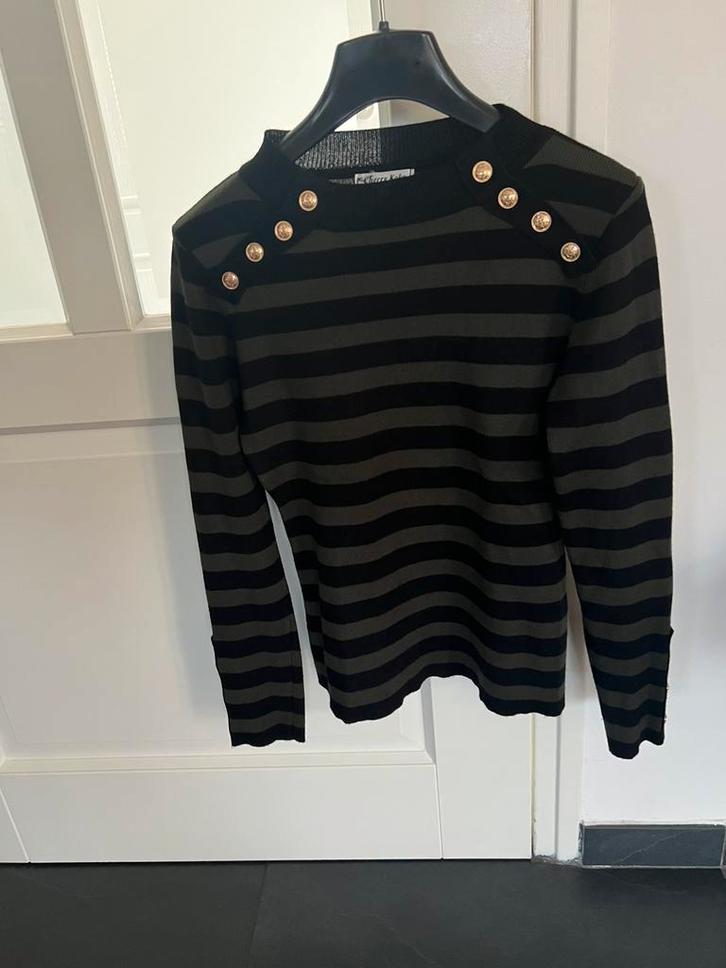 Longsleeve shirt trui top mt S / M dameskleding nette staat, Kleding | Dames, Tops, Gedragen, Maat 36 (S), Zwart, Lange mouw, Ophalen of Verzenden