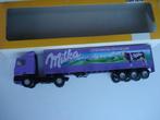 DAF trekker oplegger Milka (Lion Toys), Hobby en Vrije tijd, Modelauto's | 1:50, Ophalen, Zo goed als nieuw, Bus of Vrachtwagen