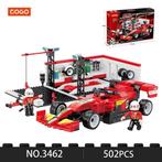 Cogo Raceauto Garage Bouwset – Model 3462, Overige merken, COGO, COGO, Nieuw