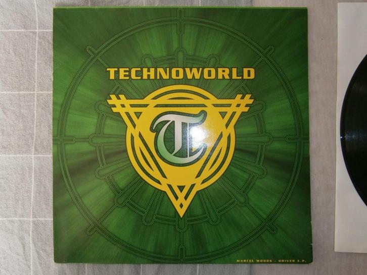 Marcel Woods ‎– Driver E.P. 1997. Technoworld – TWR 001, Cd's en Dvd's, Vinyl | Dance en House, Gebruikt, Techno of Trance, 12 inch