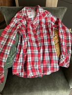 Overhemd, blouse, maat S, rood geruit, America today, Ophalen of Verzenden, Zo goed als nieuw, Maat 36 (S), America Today