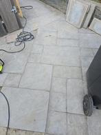 Gratis afhalen natuursteen wildverband tegels Almere haven, Tuin en Terras, Tegels en Klinkers, Ophalen, Gebruikt, Terrastegels