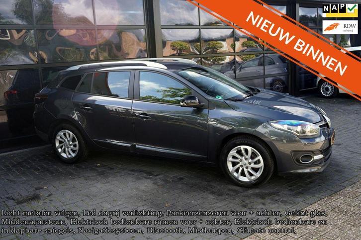 Renault Mégane Estate 1.2 TCe Limited, CC, Clima, PDC, Navi, Auto's, Renault, Bedrijf, Te koop, Mégane, ABS, Airbags, Airconditioning