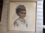 tekening 'Portret kind" van Lily Eversdijk Smulders, Antiek en Kunst, Ophalen of Verzenden