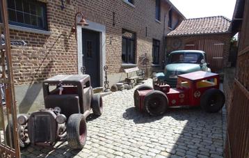 2 maal eigenbouw hotrod hot rod showauto auto trapauto  beschikbaar voor biedingen