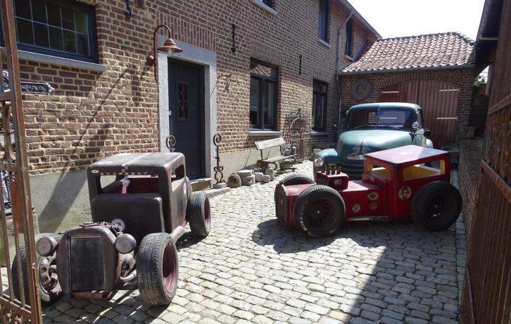 2 maal eigenbouw hotrod hot rod showauto auto trapauto, Antiek en Kunst, Curiosa en Brocante, Ophalen