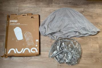 Nuna Pepp - Weatherpack - klamboe en regenhoes beschikbaar voor biedingen