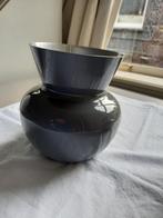 Bruine metalen vaas, Minder dan 50 cm, Overige materialen, Gebruikt, Ophalen of Verzenden