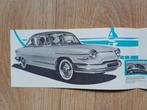 Panhard PL17 Grand Standing brochure uit 1961, Ophalen of Verzenden, Zo goed als nieuw, Overige merken