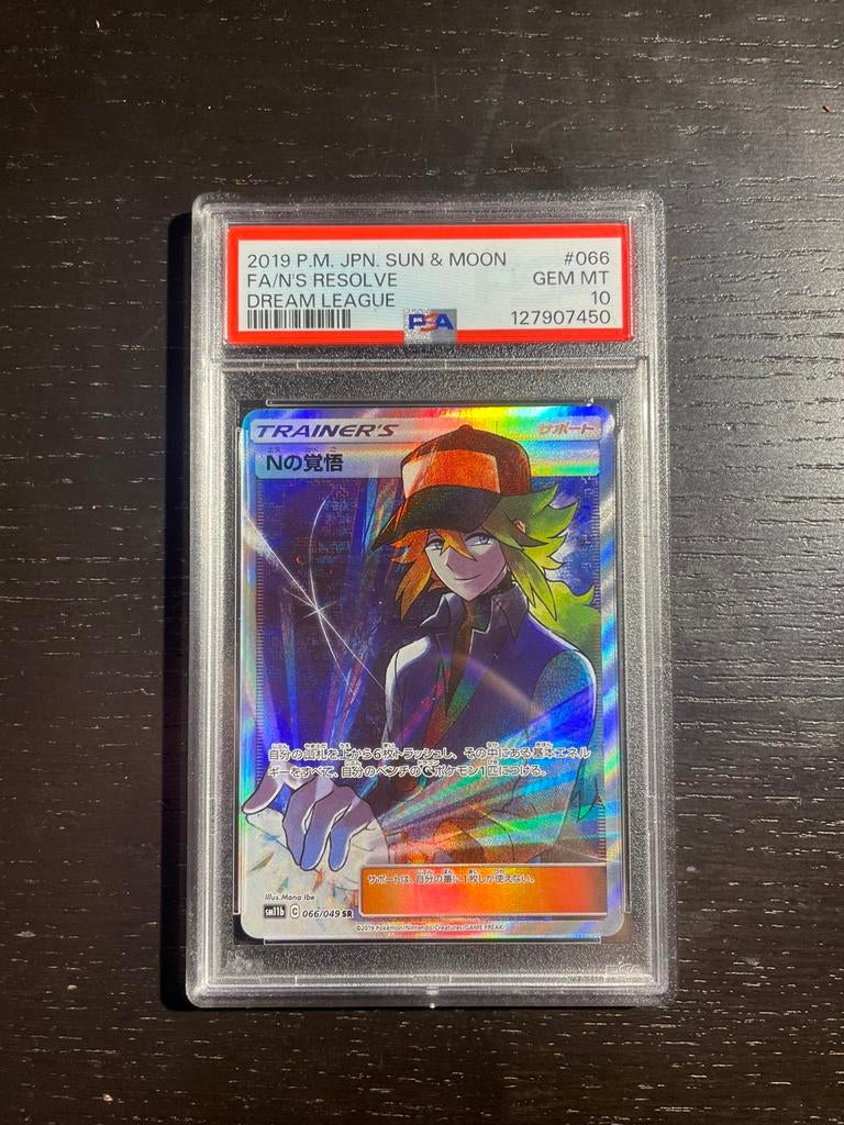 Pokemon N’s Resolve PSA 10, Ophalen of Verzenden, Zo goed als nieuw