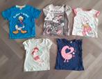 Pakket Disney T-Shirts Meisjes 5x, Maat 122 / 128, Disney, Meisje, Ophalen of Verzenden, Zo goed als nieuw