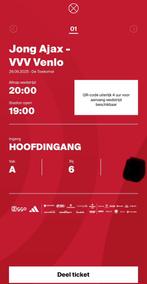 Jong ajax vvv venlo, Losse kaart, Eén persoon, September