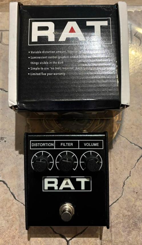 Rat Proco 2 + Box - Like new !, Muziek en Instrumenten, Effecten, Zo goed als nieuw, Distortion, Overdrive of Fuzz, Ophalen of Verzenden