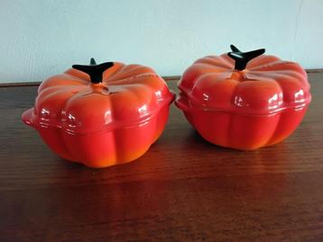Le Creuset mini cocotte pompoen oranje beschikbaar voor biedingen