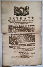 Publicatie kuypers gilde Utrecht 1747, Verzenden