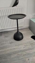 Bijzettafel van metaal 60 cm hoog, Ophalen, Zo goed als nieuw, Rond, Metaal of Aluminium