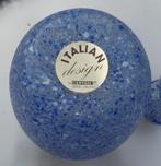 Italia Aparte Milano Vazen Blauw IJS GLAS en Oranje oortjes, Antiek en Kunst, Ophalen of Verzenden