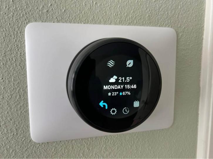 Google Nest 3rd Generation Learning Thermostat (BlacK), Computers en Software, Overige Computers en Software, Zo goed als nieuw