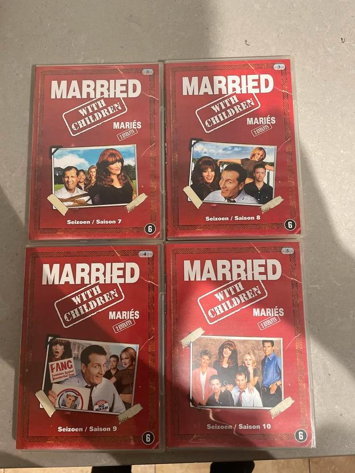 Married With Children Seizoenen 7-10 DVD Boxset, Cd's en Dvd's, Dvd's | Tv en Series, Zo goed als nieuw, Komedie, Boxset, Vanaf 12 jaar