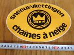 sticker Sneeuwkettingen KÖNIG chaînes à neige, Ophalen, Zo goed als nieuw, Bedrijf of Vereniging