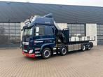 DAF CF 460 FAX 8x2 | 858 EP-6 Hipro autolaadkraan | 80ton/me, Automaat, Euro 6, 462 pk, Blauw
