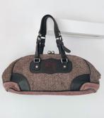 Replay herringbone tas van Tweed stof, Ophalen of Verzenden, Gebruikt, Bruin, Handtas