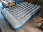 Blauw wit 2 persoons luchtbed, Caravans en Kamperen, Ophalen