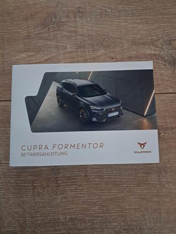 Cupra Formentor instructieboekje (duits). beschikbaar voor biedingen