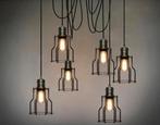 5x Industriële Retro Loft Hanglampen, Huis en Inrichting, Lampen | Kroonluchters, Ophalen of Verzenden, Gebruikt, Metaal, Industrieel