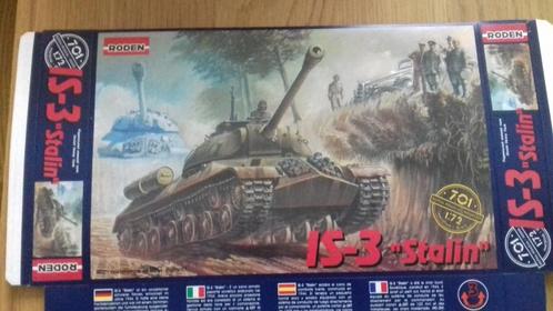 JS-3 tank, 1:72, Roden 701 (5 stuks), Hobby en Vrije tijd, Modelbouw | Auto's en Voertuigen, Nieuw, Tank, 1:50 of kleiner, Overige merken