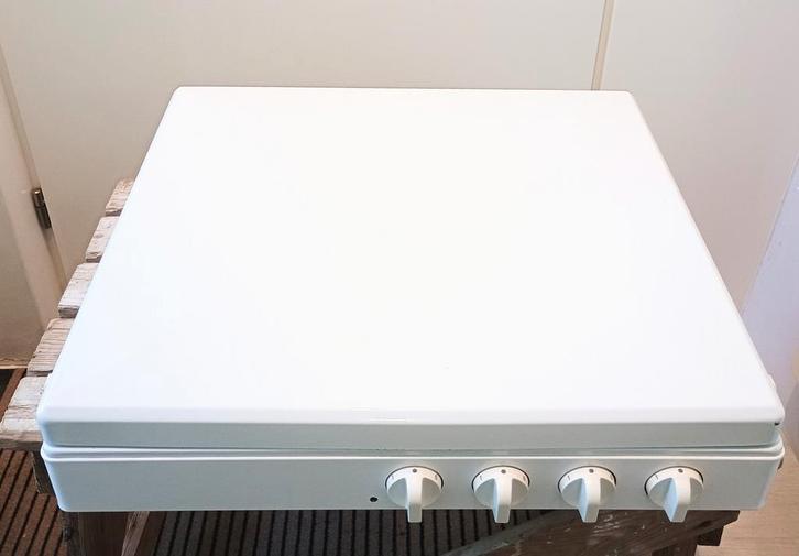 Pelgrim 4-pits vrijstaande keramische kookplaat met perilex, Witgoed en Apparatuur, Kookplaten, Gebruikt, Vrijstaand, Keramisch