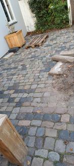 Kinderkoppen kasseien kinderkopjes - 40m2, Gebruikt, Klinkers, Ophalen of Verzenden, Natuursteen