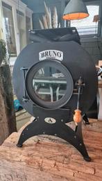Prachtige houtkachel Bullerjan Bruno mini 7 kw + kookplaat, Ophalen, Zo goed als nieuw, Hout, Houtkachel