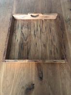 Dienblad 45x45, teakhout, Ophalen, Gebruikt, Vierkant, Hout