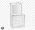 Mooie Make-up Tafel met Spiegel, Huis en Inrichting, Kasten | Ladekasten, Gebruikt, 100 tot 150 cm, 3 of 4 laden, 25 tot 50 cm